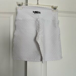 Booty by Brabants Croco bike shorts; White color